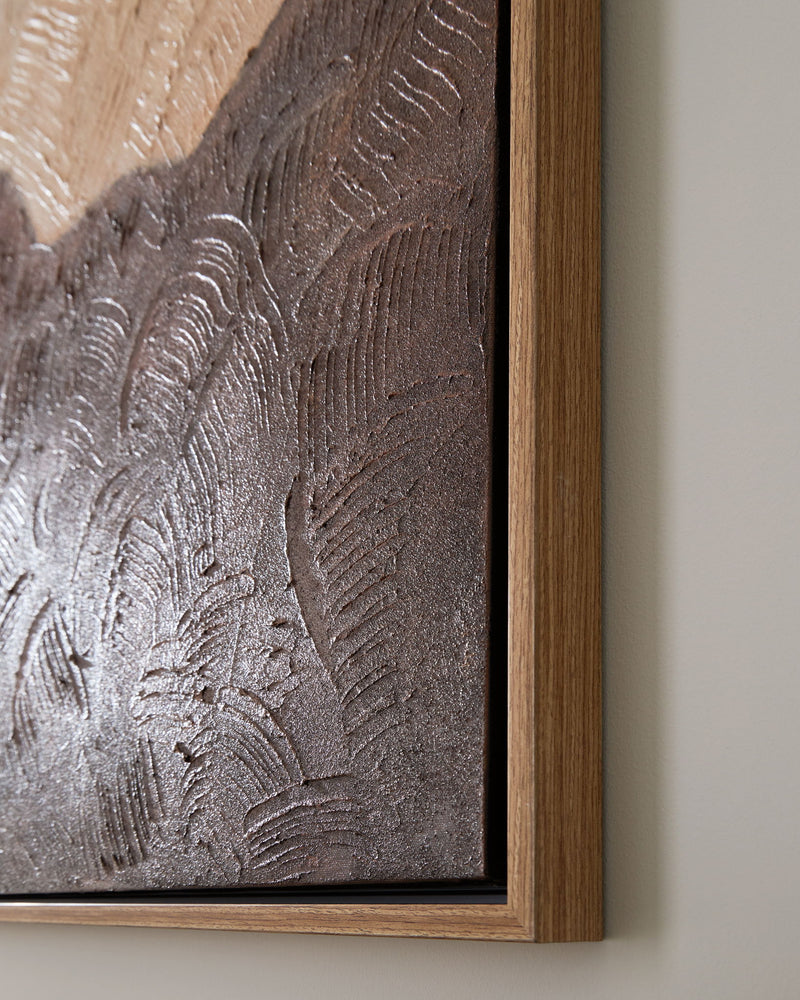 Fanthorne - Wall Art - Tan / Brown / White