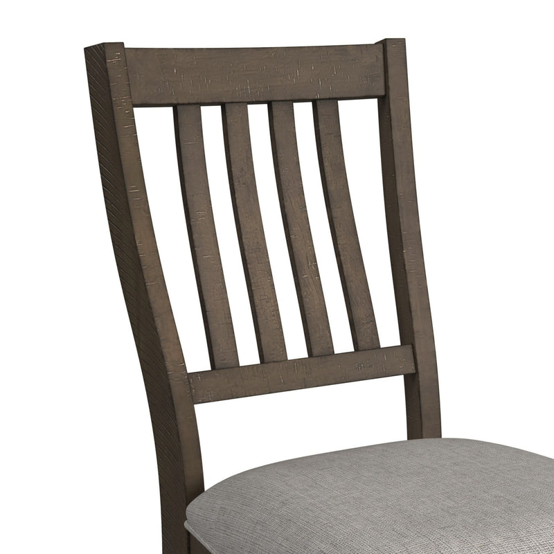 Yellowstone - Dining Side Chair (Set of 2) - Medium Brown / Gray