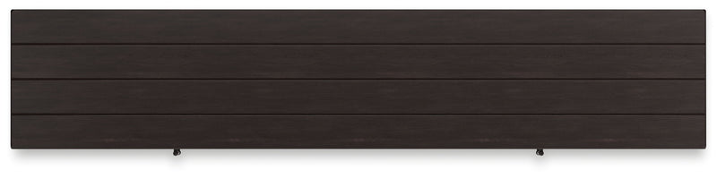 Darborn - XL TV Stand With Fireplace Option - Gray / Brown