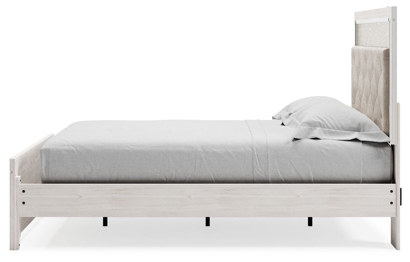 Altyra - Queen Panel Bed With Roll Slats - White
