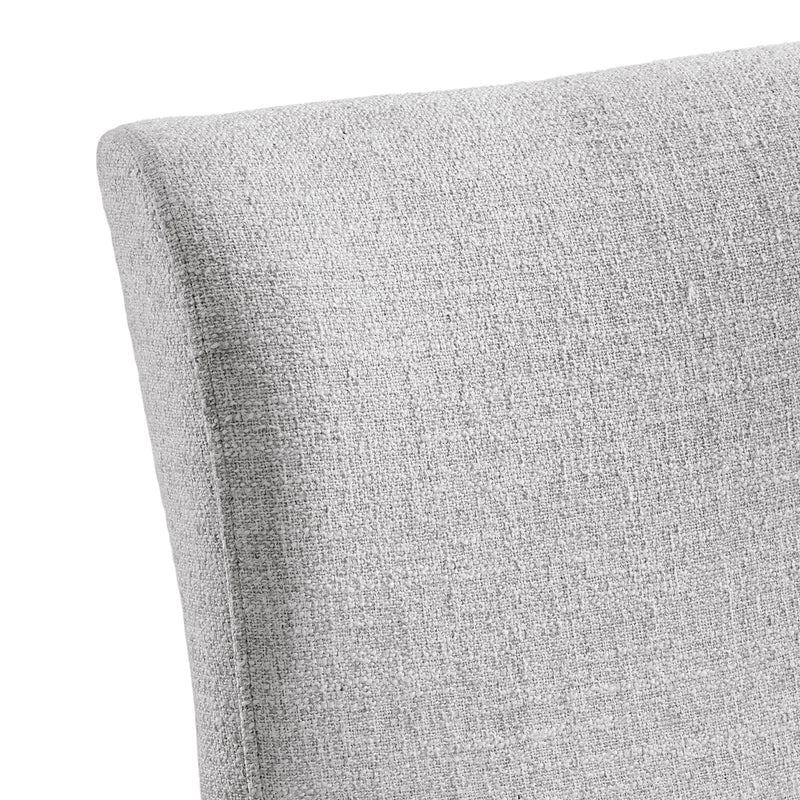 Carmela - Swivel Counter Chair (Set of 2) - Brown / Light Gray Linen