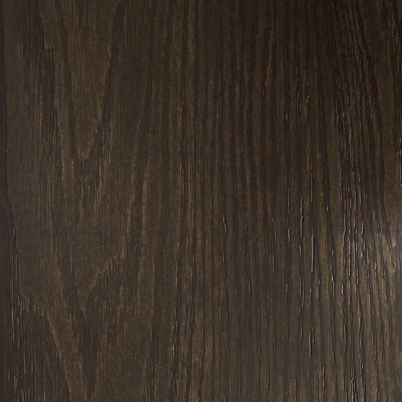 Wickenger - King Upholstered Panel Bed - Dark Brown