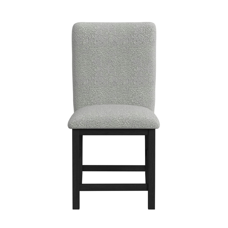 Portland - Square Back Counter Stool (Set of 2) - Black / Gray
