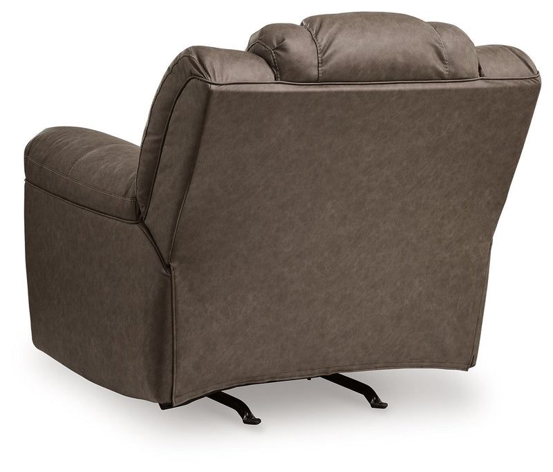 Lowilla - Rocker Recliner - Driftwood