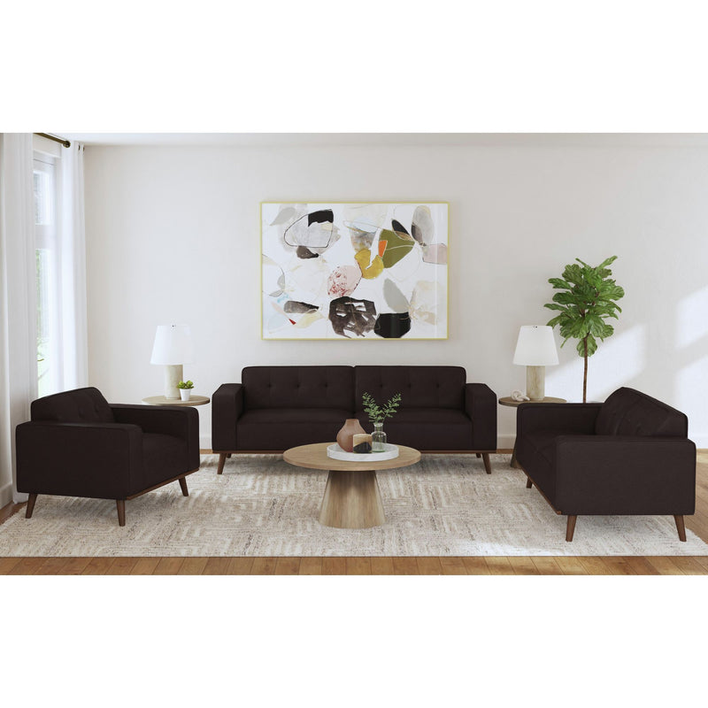 Destiny - Loveseat With Wood Front