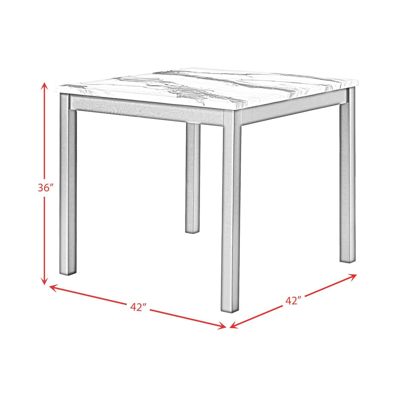 Dalia - 5 Piece Square Counter Set - Black