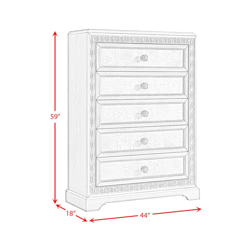 Romilly - Chest - White