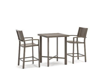 Vista Point - Counter Table Set (Set of 3) - Brown