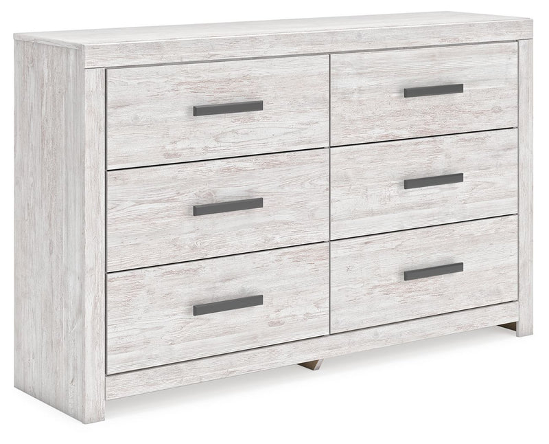 Cayboni - Six Drawer Dresser - Whitewash