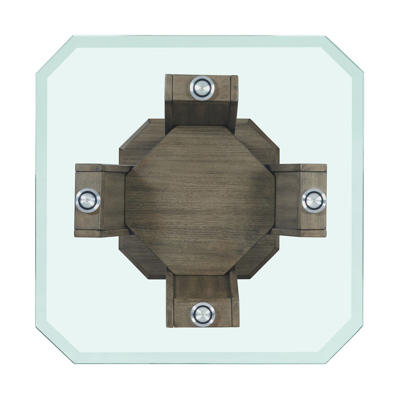 Dapper - Square End Table - Gray