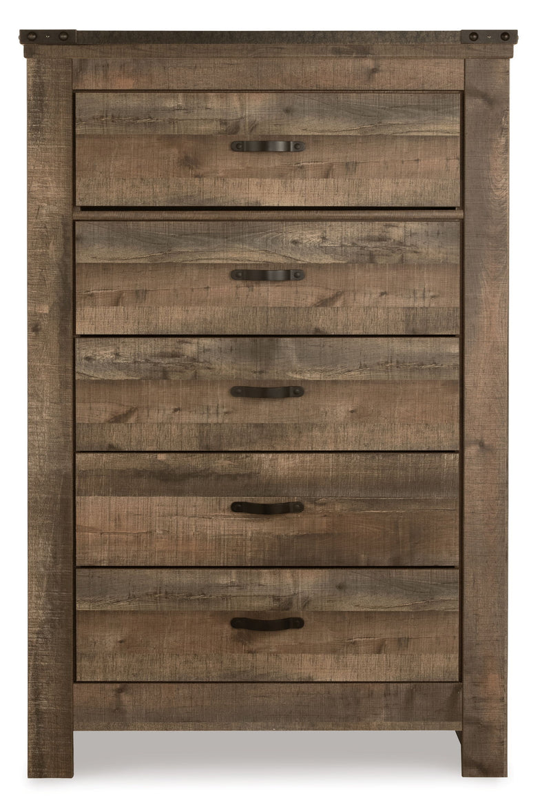 Trinell - Five Drawer Chest - Brown
