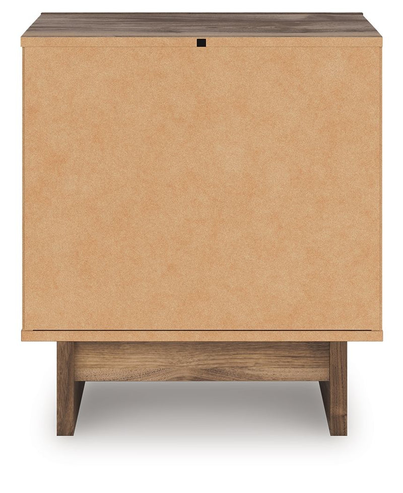 Chirason - Two Drawer Night Stand - Brown