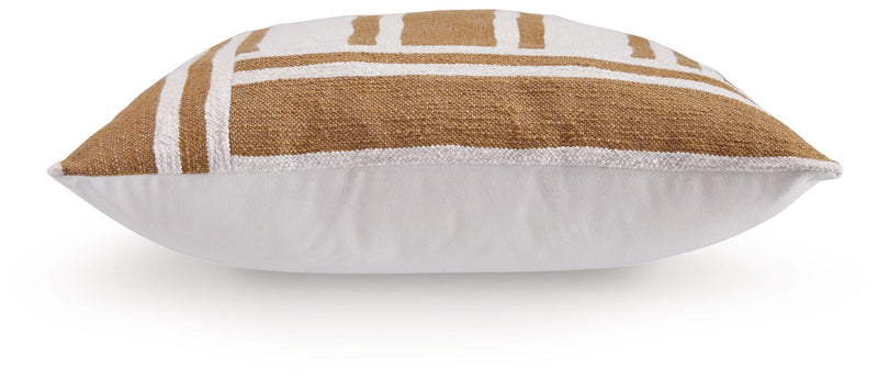 Darrman - Pillow (Set of 4) - Ochre / Ivory