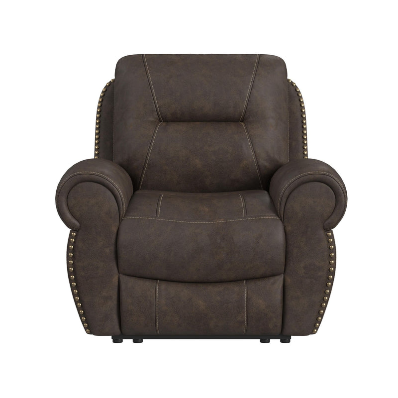 Topeka - Recliner - Rocky Brown