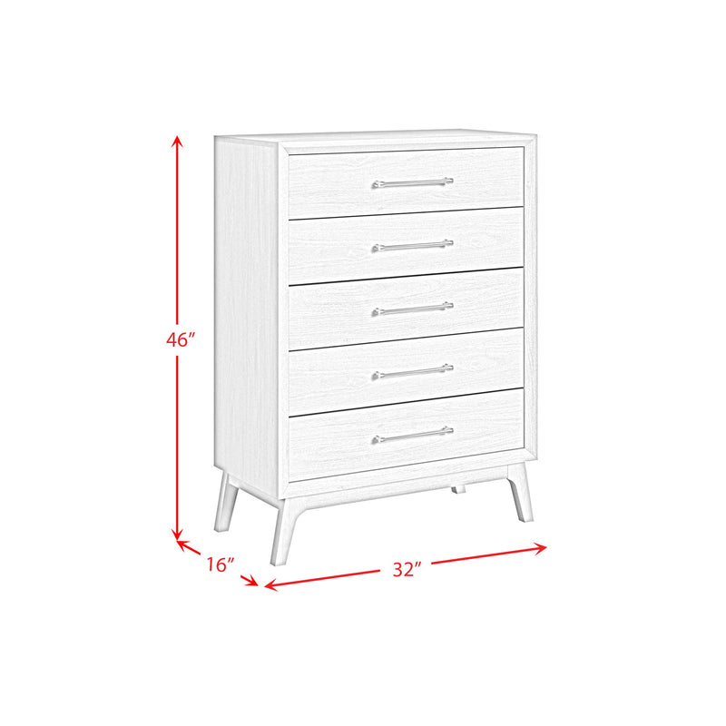Westland - 5-Drawer Chest - Almond