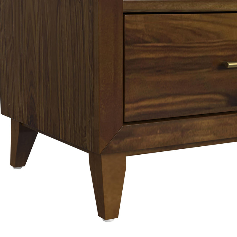 Malia - 6-Drawer Dresser - Walnut