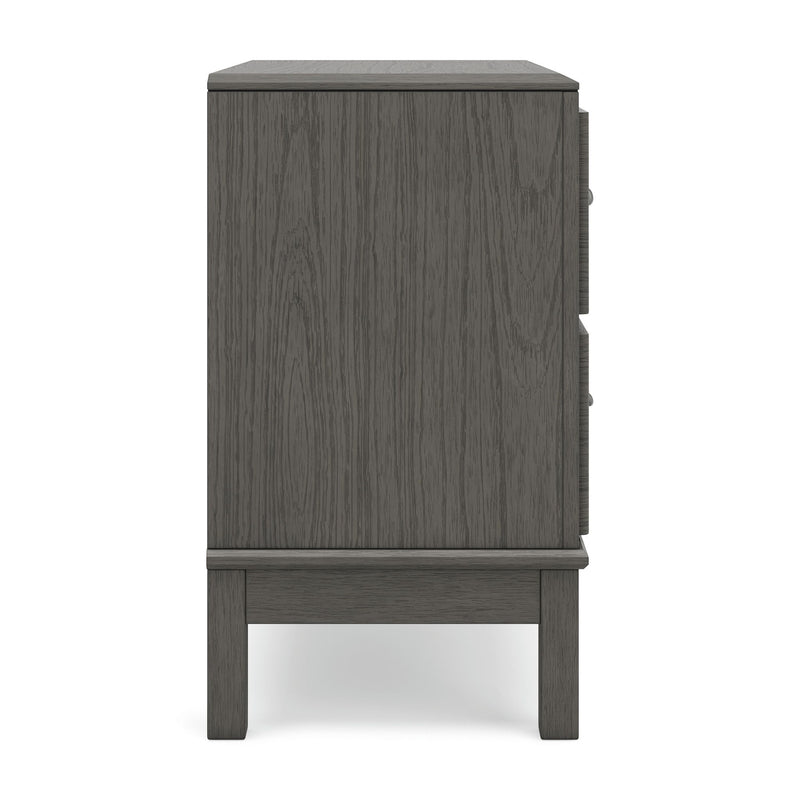 Mazing - Two Drawer Night Stand - Gray