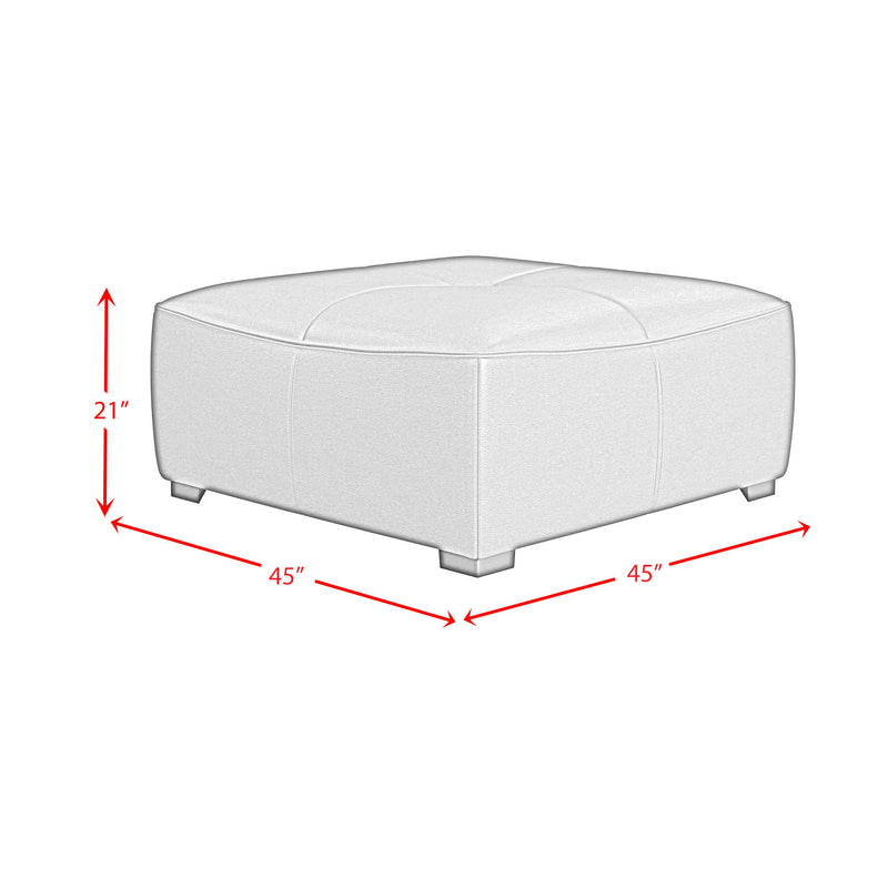 Blake - Modular Ottoman - Pebble Tan