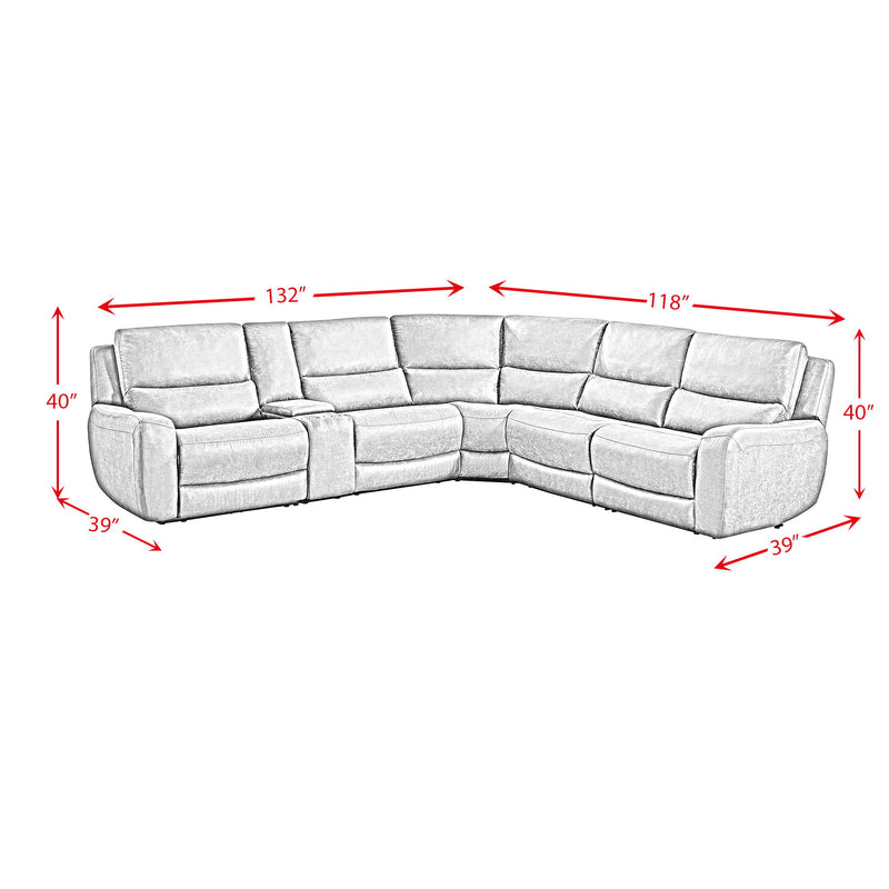 Saber - 6 Piece Sectional Set - Texas Granite