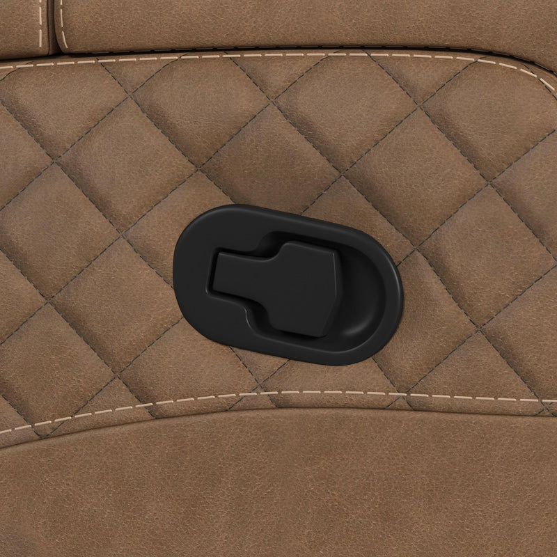 Side Kick - Recliner With Cupholders And White Led Light - Simba Saddle