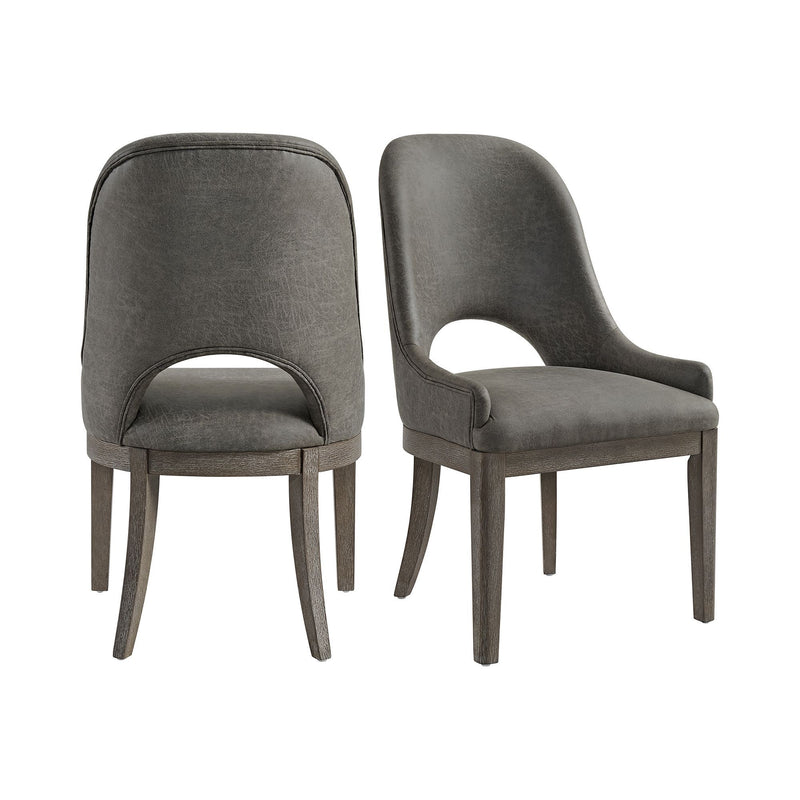 Hollywood Park - Dining Chair (Set of 2) - Dark Gray