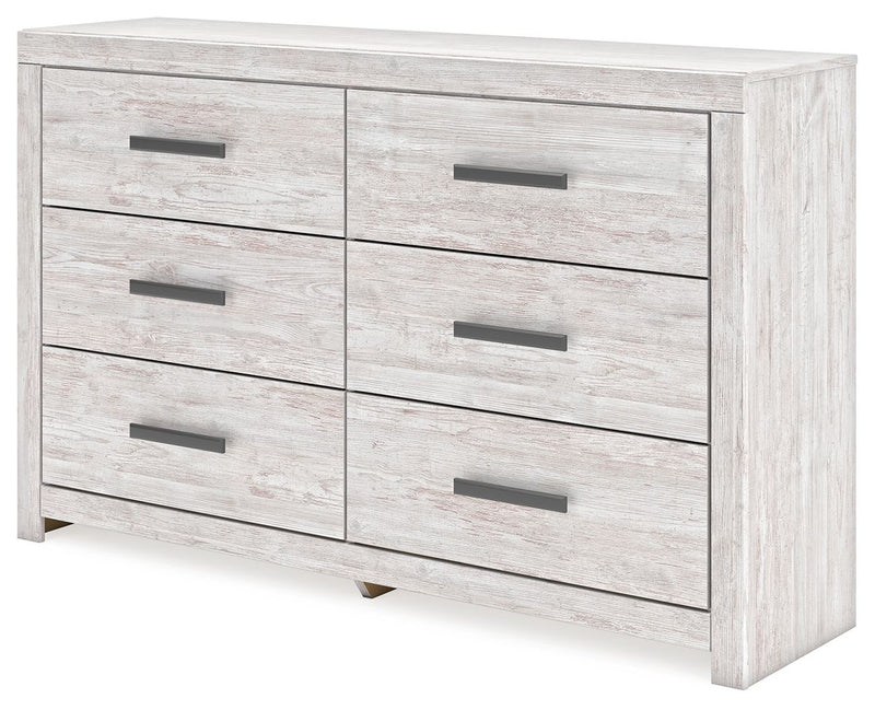 Cayboni - Six Drawer Dresser - Whitewash