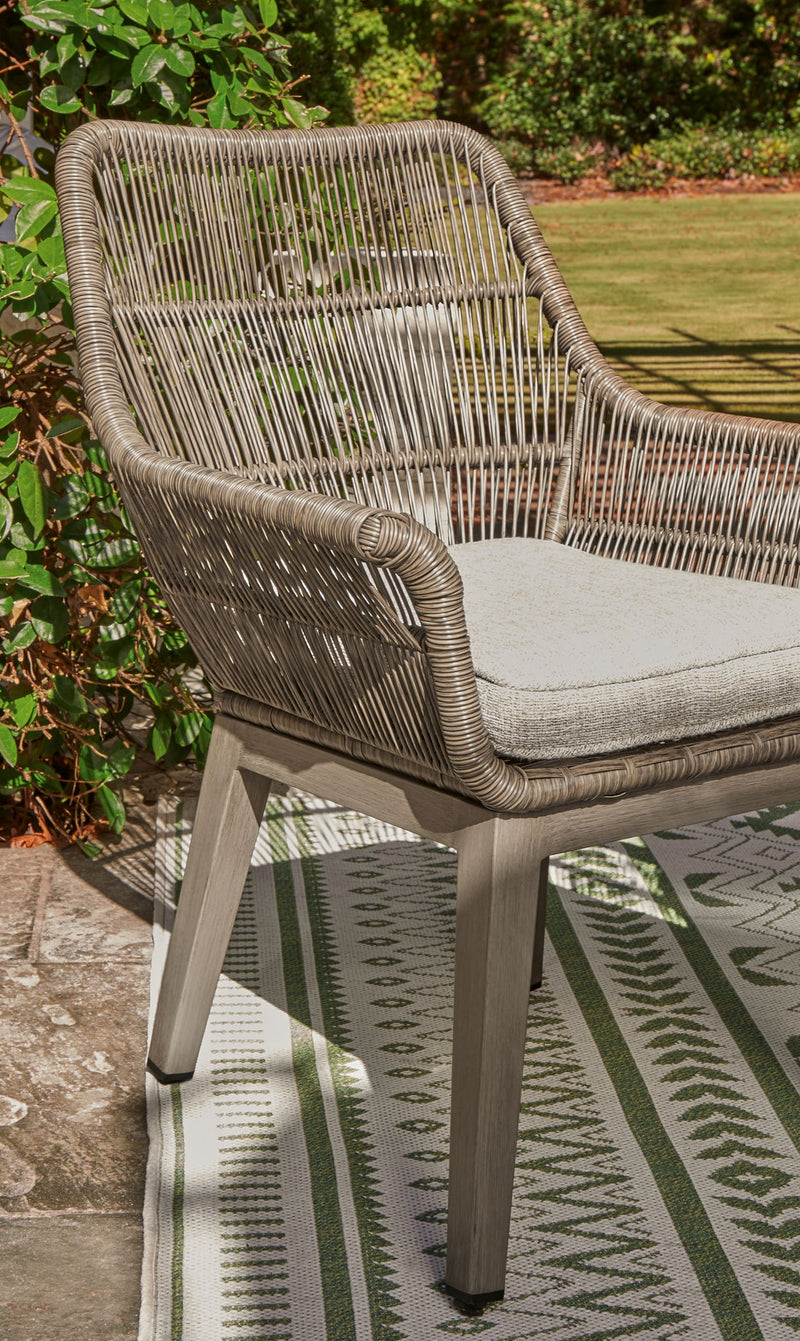 Beach Front - Arm Chair With Cushion (Set of 2) - Beige