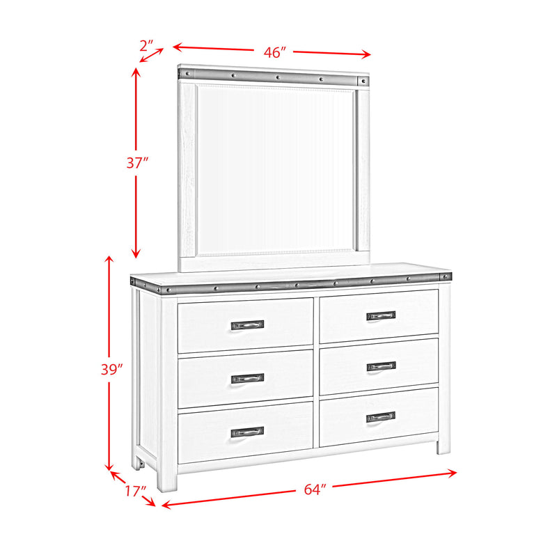 Wade - Youth 6-Drawer Dresser