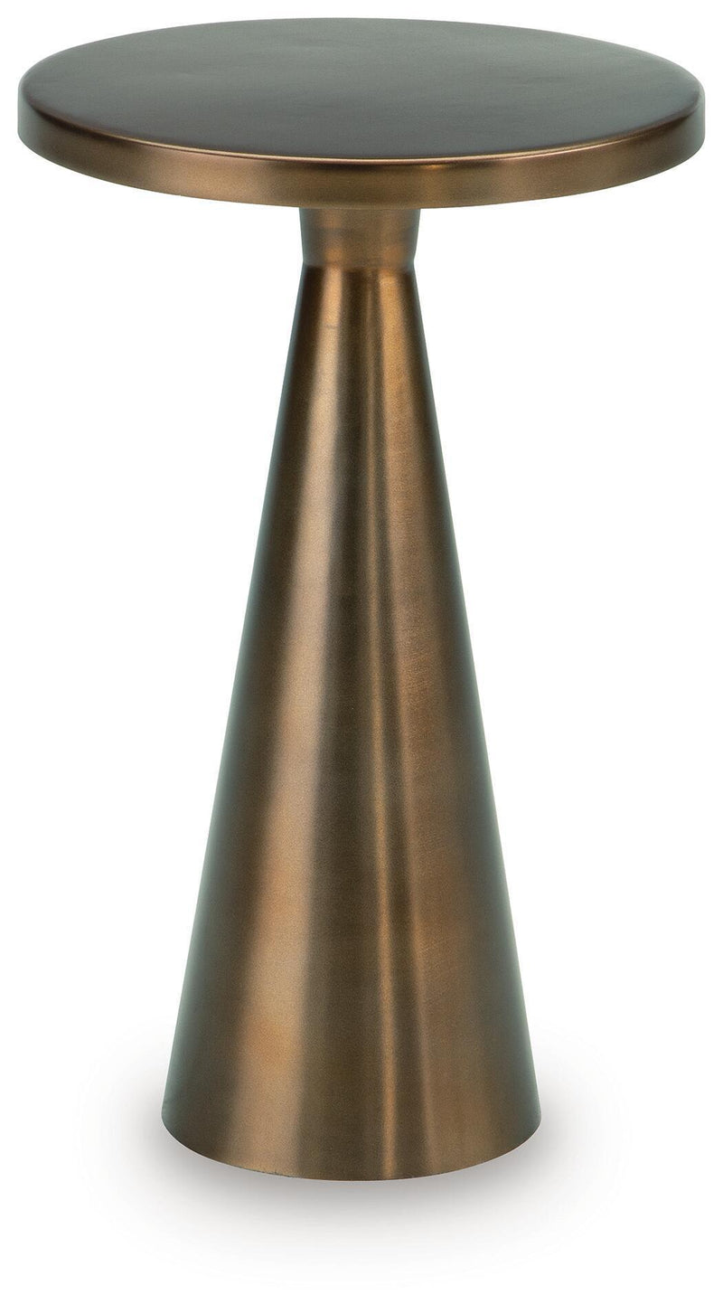 Budington - Accent Table - Light Bronze Finish