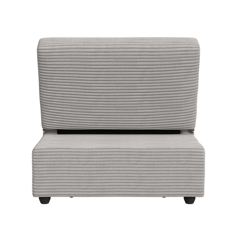 Pluto - Chair With Kidney Pillow, Klik Klak And Pop Up - Coronado Gray