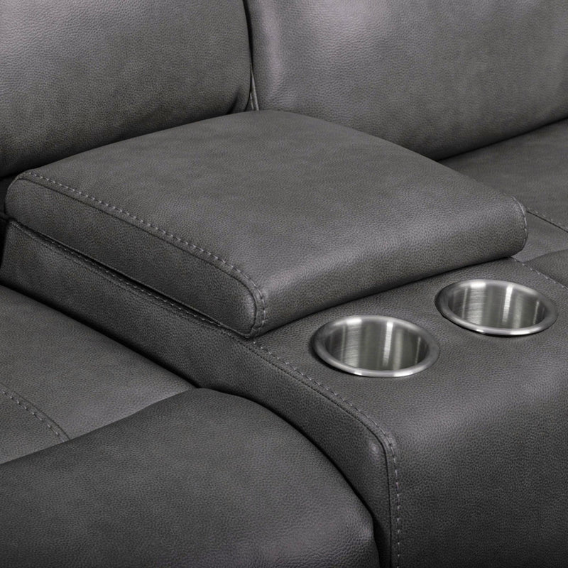 Camaro - Motion Loveseat With Console - Nugget Gray
