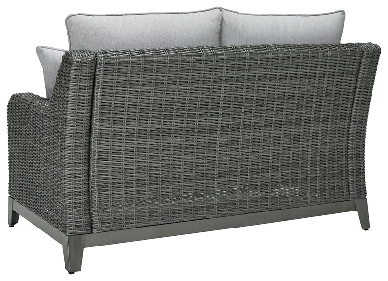 Elite Park - Loveseat With Cushion - Gray