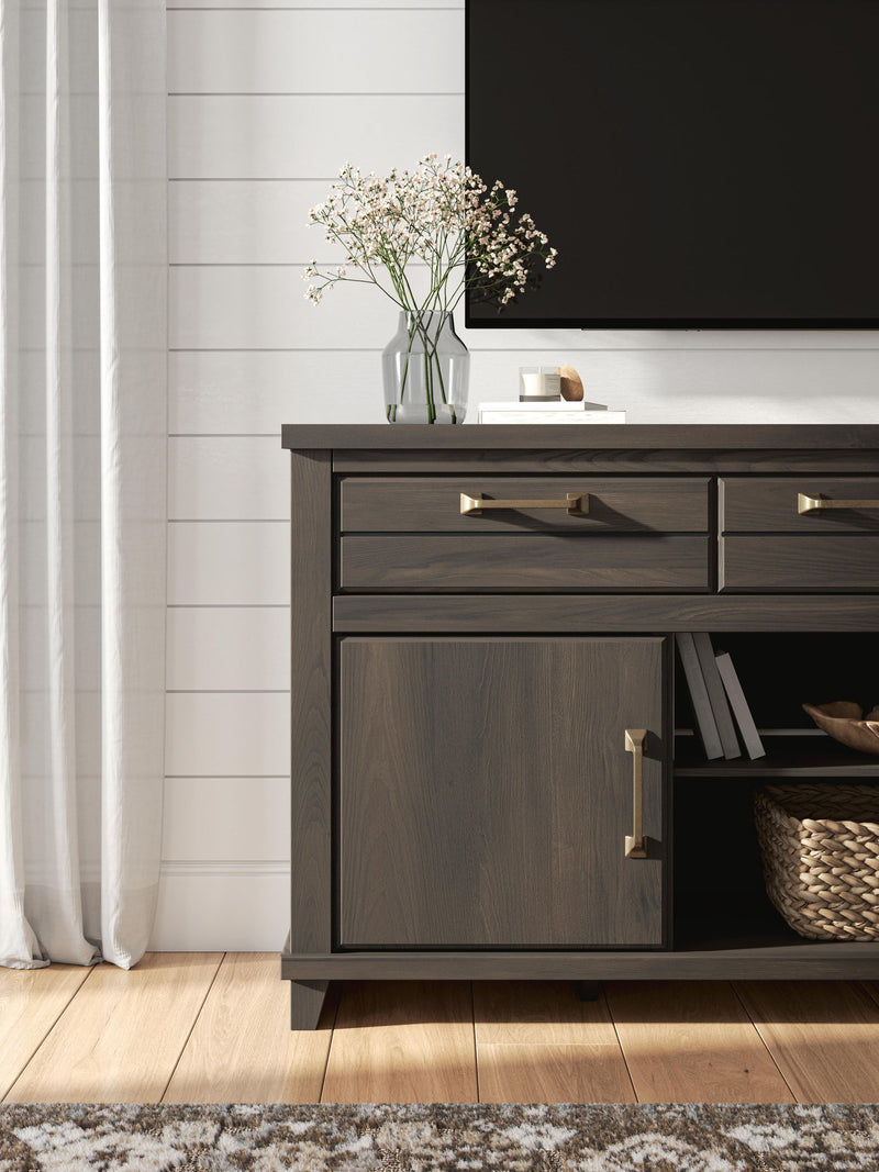 Brazen Valley - TV Stand With Fireplace Option