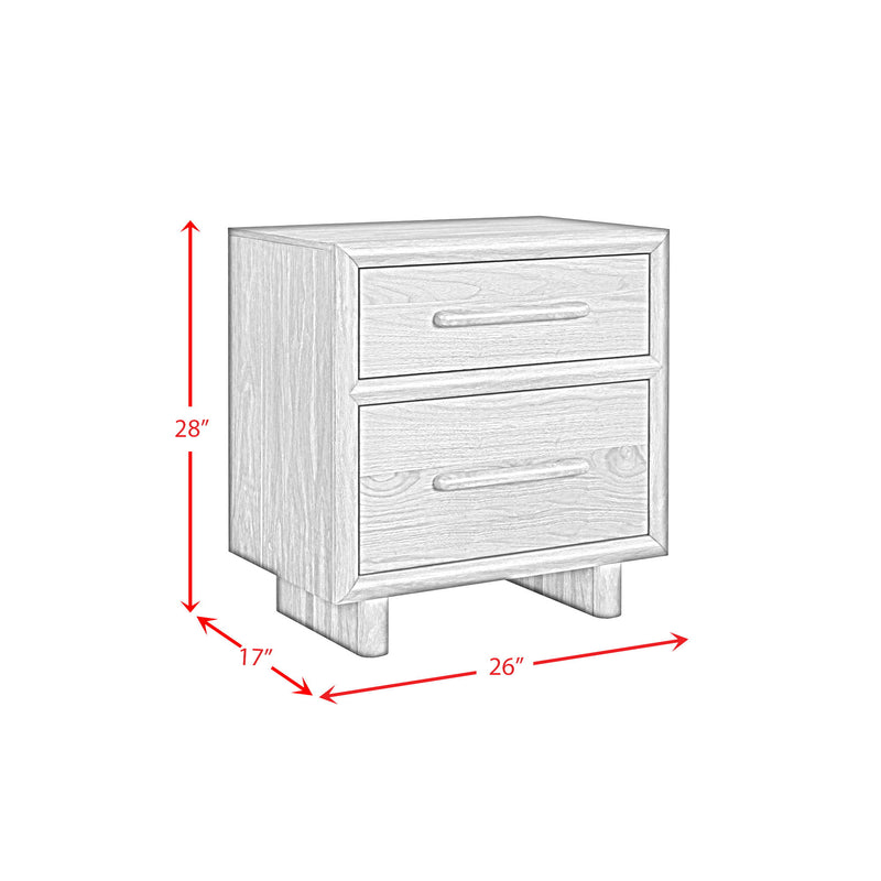 Brisbane - Upholstered Bedroom Set With Boucle And LED