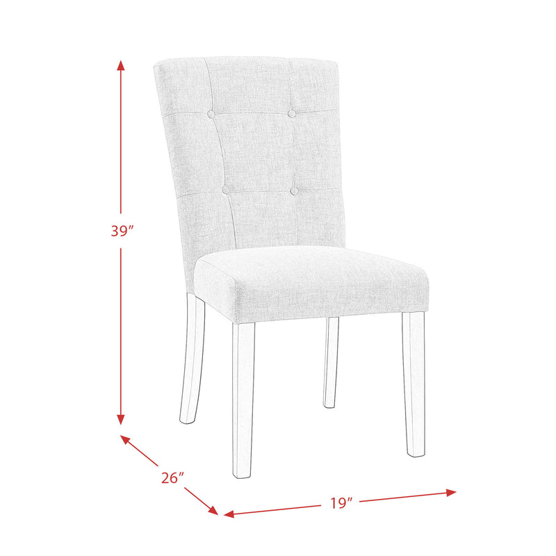 Lexi - Tufted Upholstered Chair (Set of 2) - Espresso