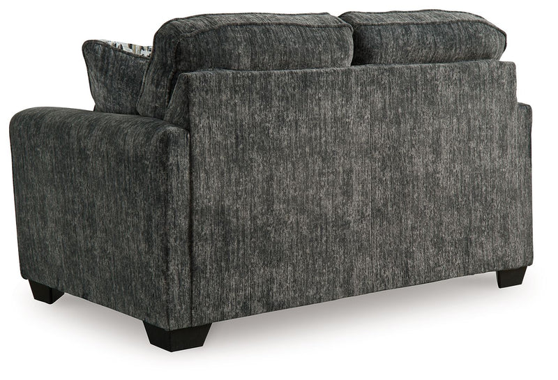 Lonoke - Loveseat - Gunmetal