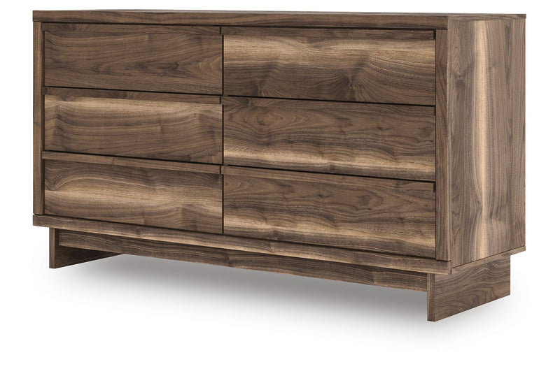 Chirason - Six Drawer Dresser - Brown