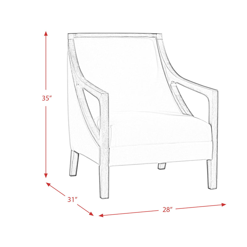 Hopkins - Chair With Brown Arm