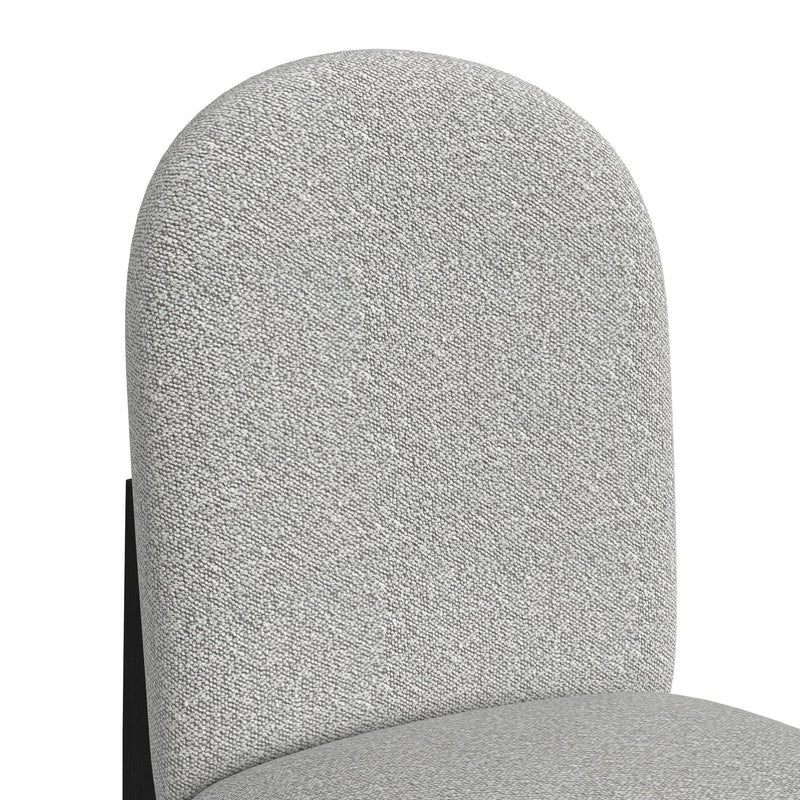 Portland - Round Back Counter Stool (Set of 2) - Black / Gray