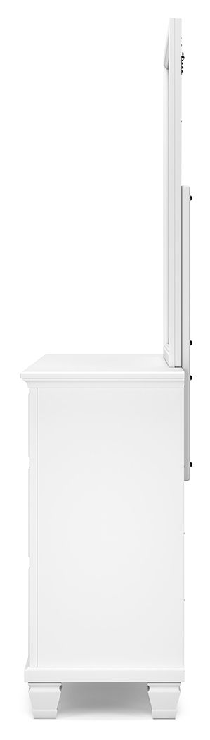 Fortman - Dresser And Mirror - White