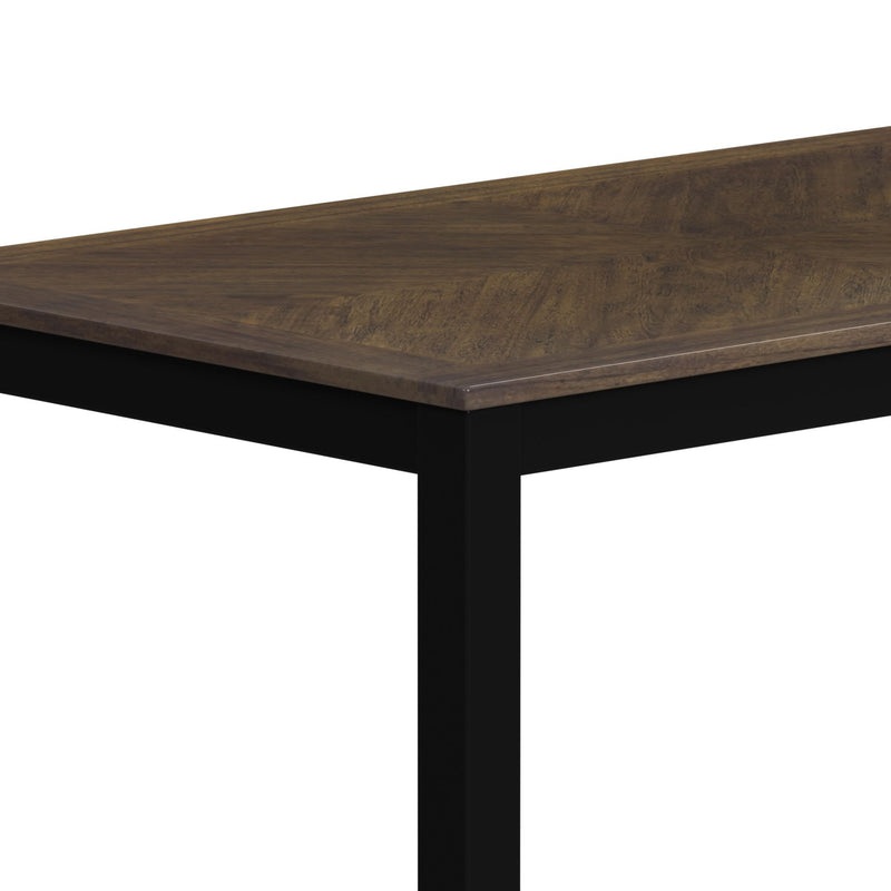Brooks - 6 Piece Dining Set With Table, 4 Wood Back And Upholstered Seat Chairs, And Bench