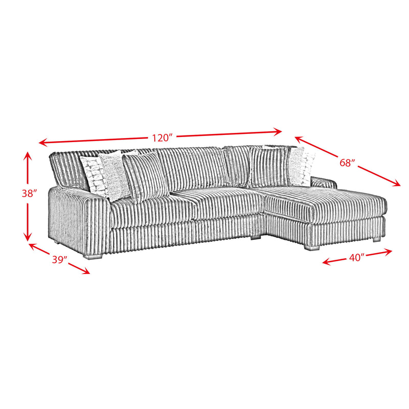 Nightfall - 2 Piece Sectional Set - Grand Cord