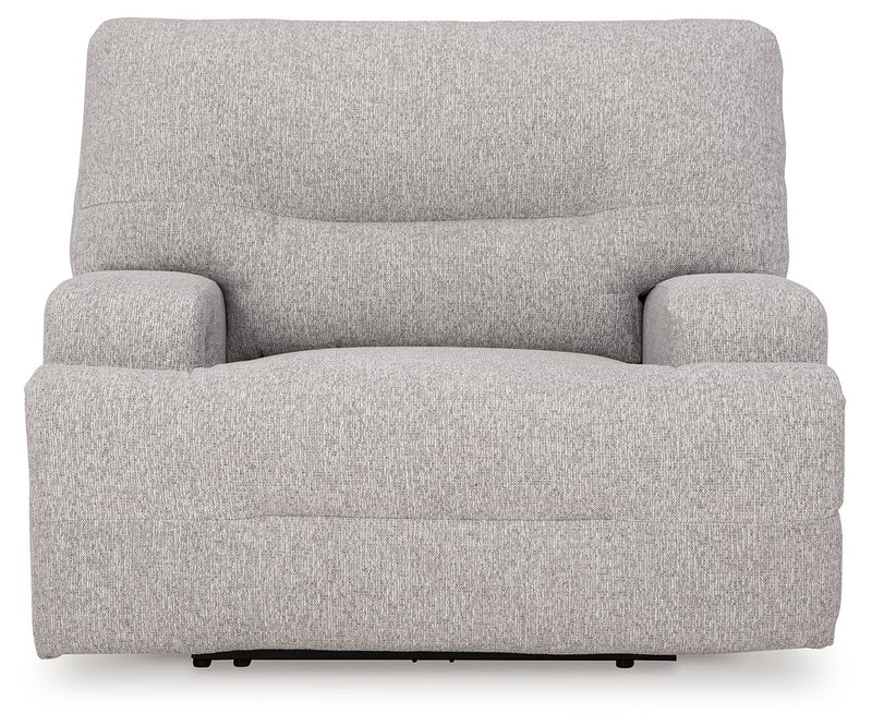 Acklen Place - Wide Seat Power Recliner - Pewter
