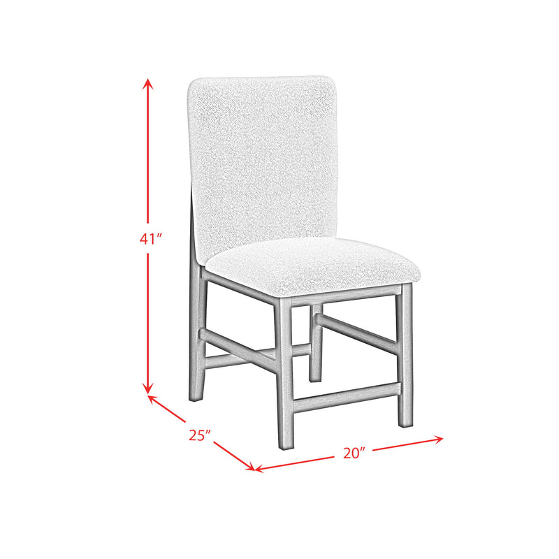 Portland - Square Back Counter Stool (Set of 2) - Black / Gray