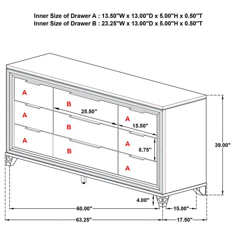 Marmore Bedroom Set