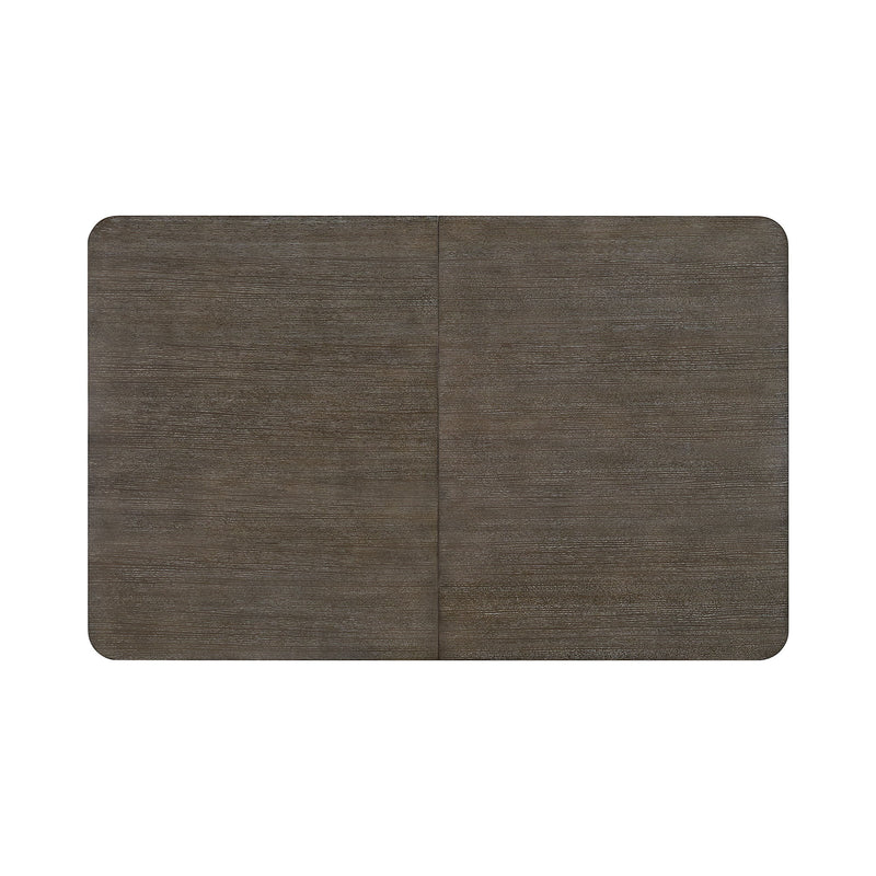 Hollywood Park - Rectangular Dining Table With Leaf - Dark Gray
