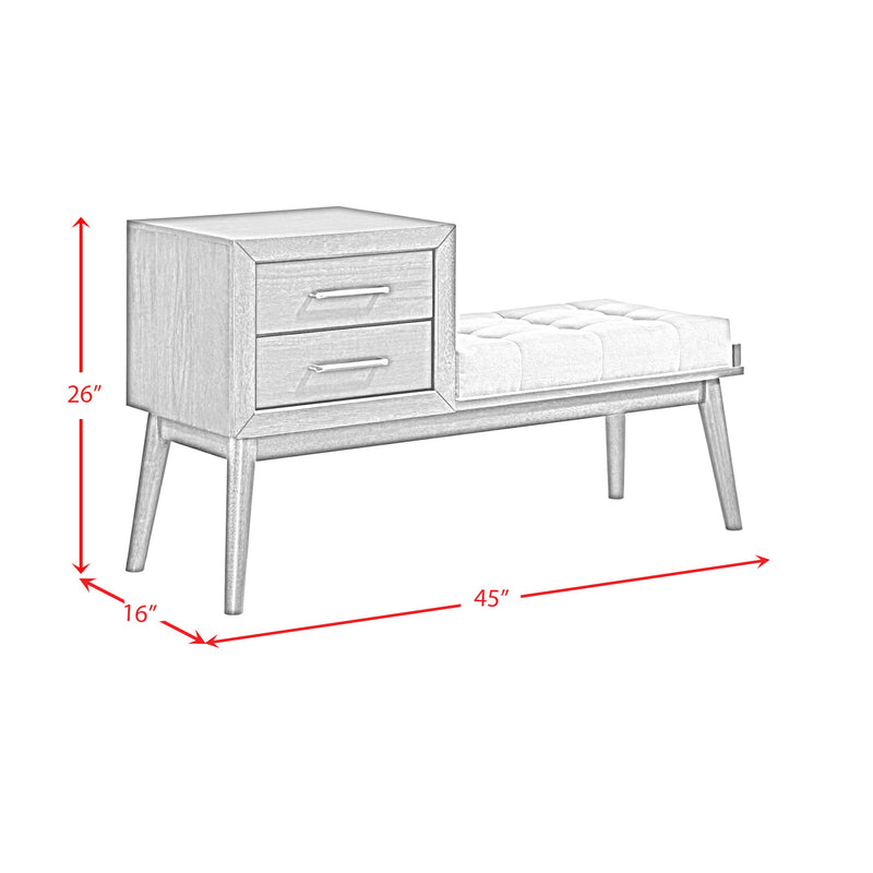 Malibu - Bench - Walnut