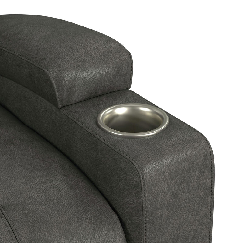 Kenmore - P1 Lift Chair With Heat Massage - Simba Dark Gray