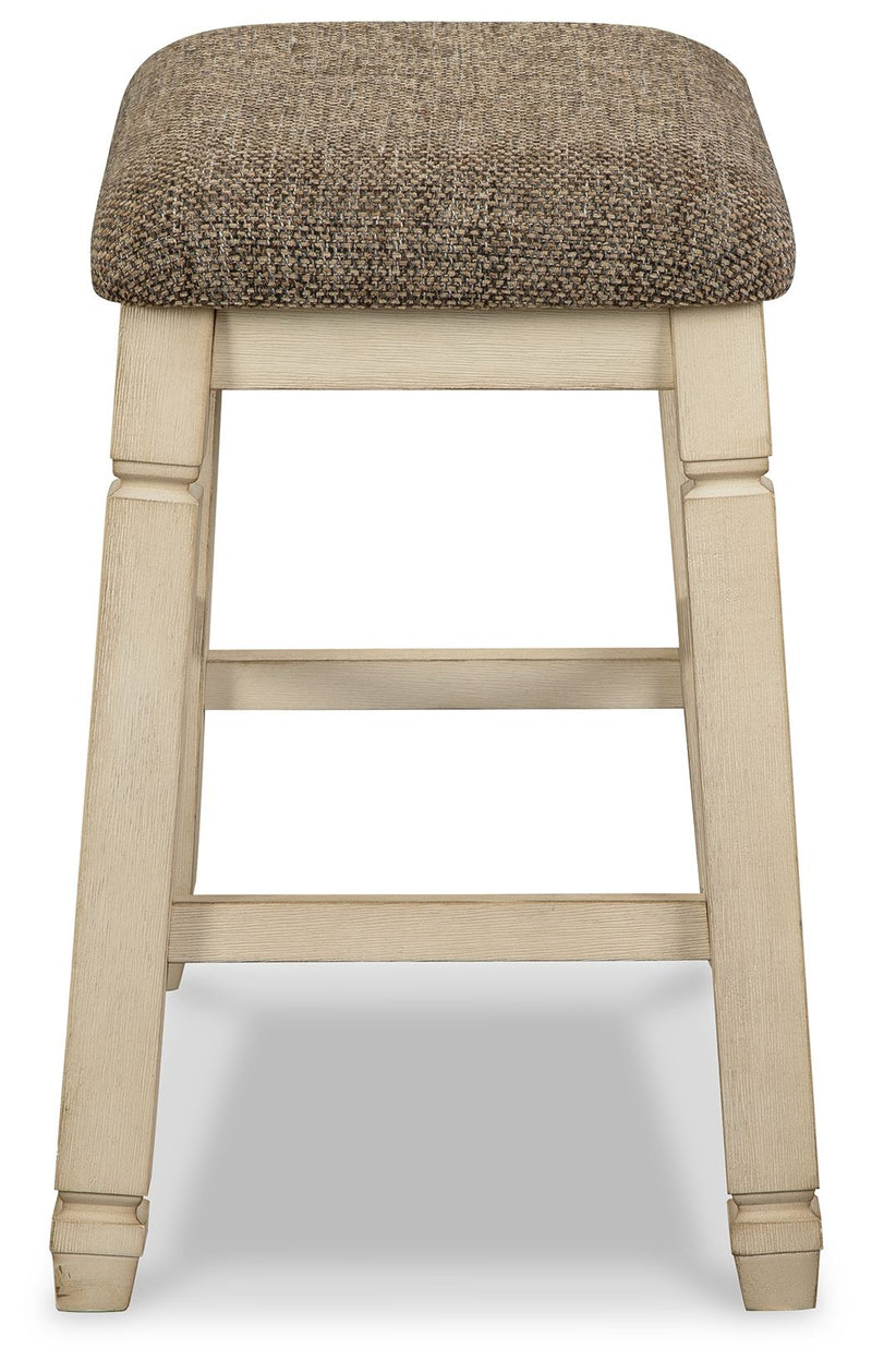 Bolanburg - Upholstered Stool (Set of 2) - Beige