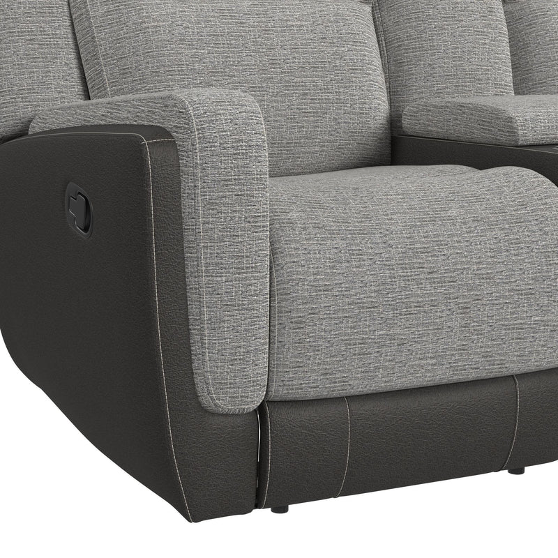 Hornet - 3 Piece Motion Sectional Set With Console And 2 Recliners